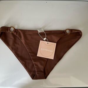 NWT Kittenish brown size medium bikini bottom